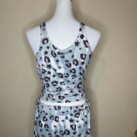 Jaclyn Intimates Roudelain Cozy Luxe Printed Top & Jogger Pants Set Loungewear L - Picture 5 of 13